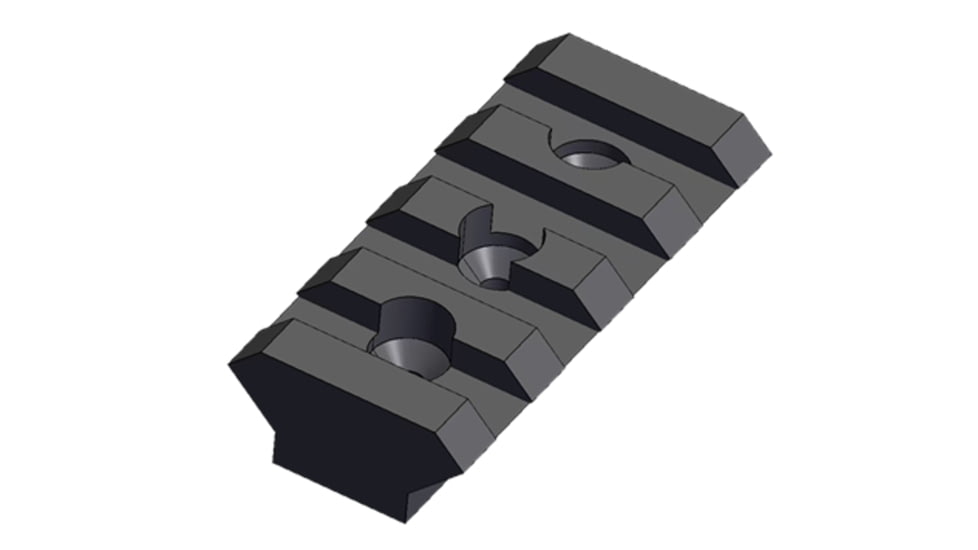 ADE Advanced Optics 30mm/1in Piggyback Universal Fit Red Dot Riflescope Ring, Black, HM9