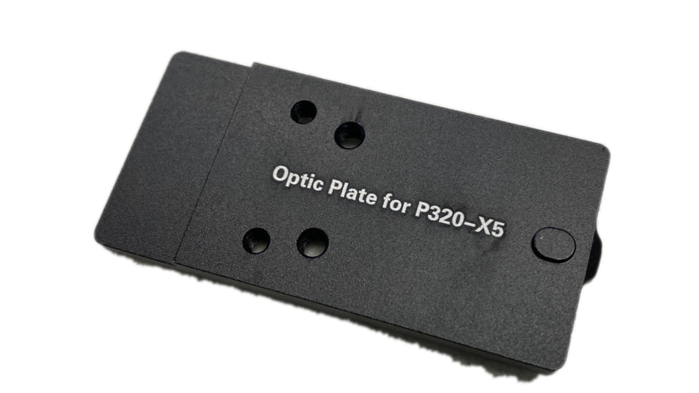ADE Advanced Optics Adapter/Mounting Plate for Red Dot Sight, Vortex Venom/Razor/Viper/Burris Fastfire/Meopta/Docter/Sig Sauer P320-X5, Black, P320-x5 Plate