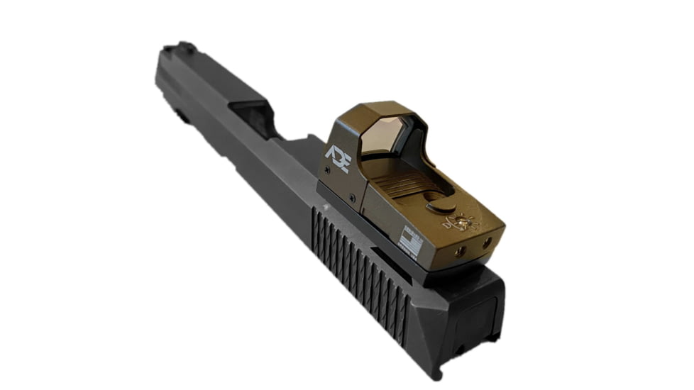 ADE Advanced Optics Huracan Mini Reflex Green Dot Micro Sight, 4 MOA, FDE, RD3-006B1S
