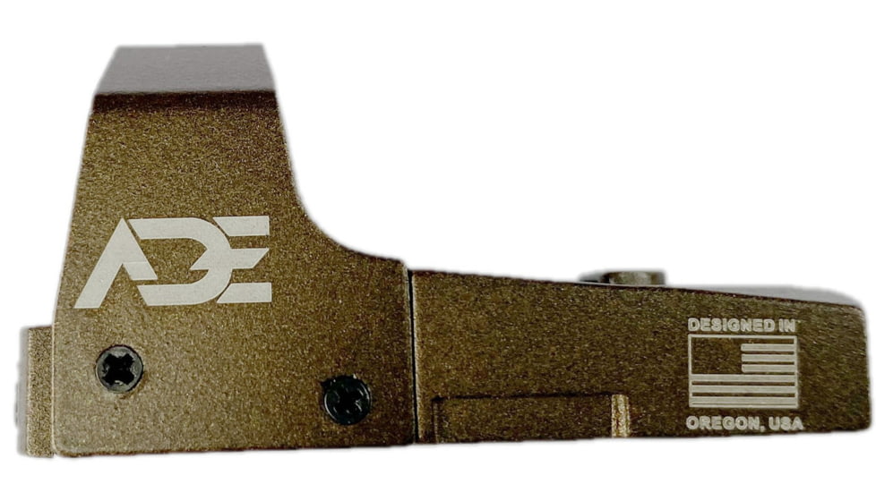 ADE Advanced Optics Huracan Mini Reflex Green Dot Micro Sight, 4 MOA, FDE, RD3-006B1S