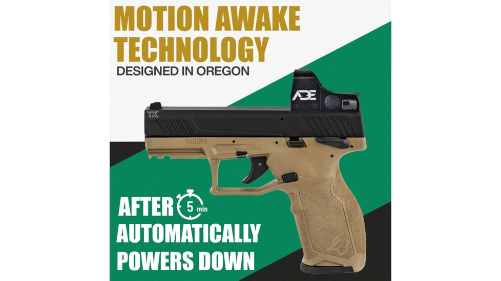 ADE Advanced Optics RD3-009 1x Reflex Red Dot Sight w/Mount Plate for S&amp;W MP M&amp;P/ Standard Picatinny Mount