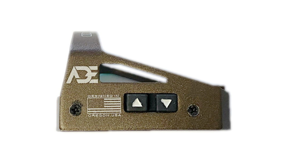 ADE Advanced Optics RD3-012 Delta Mini Reflex Red Dot Micro Sight, Dot Reticle, FDE, RD3-012S