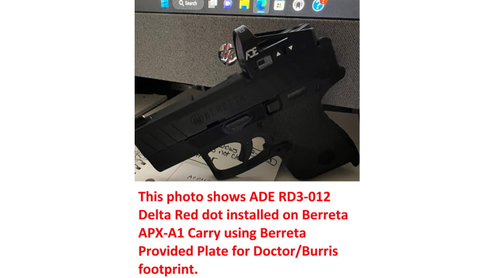 ADE Advanced Optics RD3-012-PRO Series Motion Activated Red Dot Sight, Multi Reticle System, Black, RD3-012 Pro