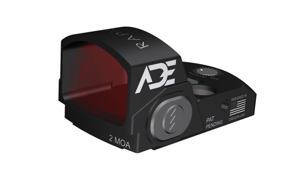 ADE Advanced Optics RD3-020 Raptor Red Dot Sight, 2 MOA, Black, RD3-020