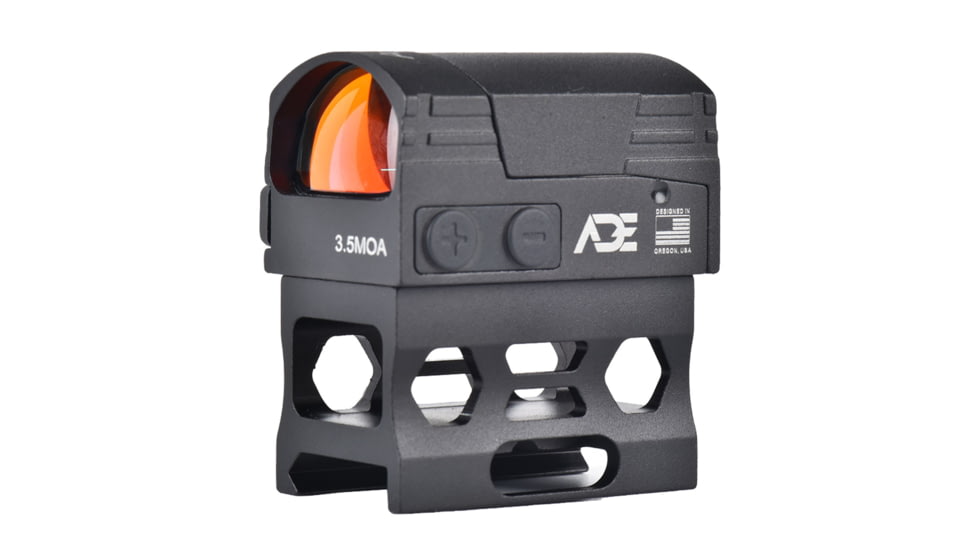 ADE Advanced Optics Riser HIGH Red Dot Sight Mount, Holosun HS407C/HS507C/HS508T, Trijicon RMR, Black, HM2