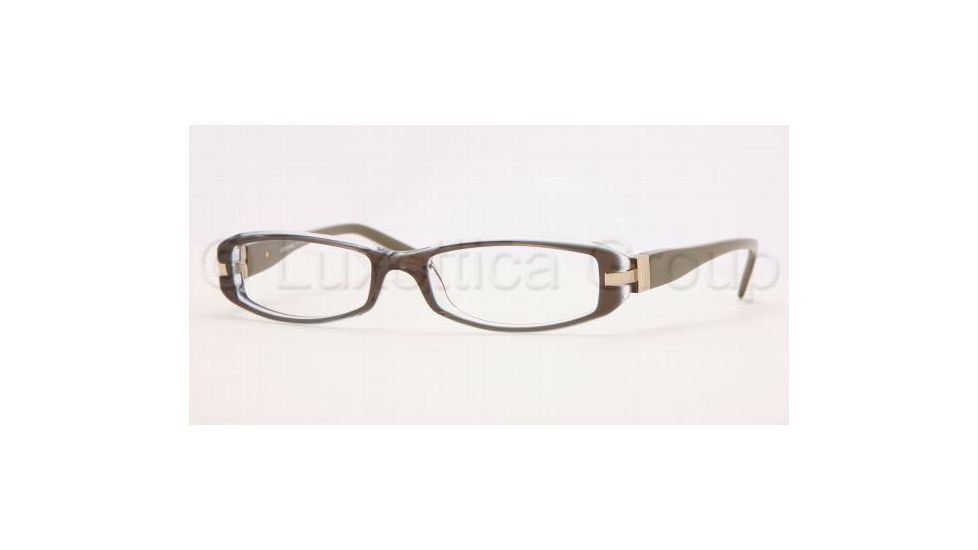 Adrienne Vittadini AV 7043 Eyeglasses Styles Olive Frame w/Non-Rx 48 mm Diameter Lenses