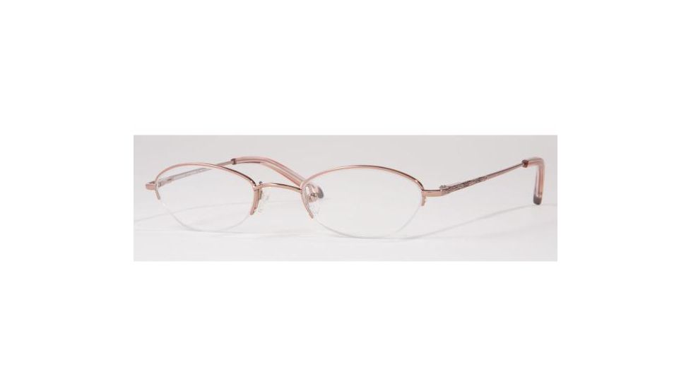 Adrienne Vittadini AV6047-174-4520 Eyeglasses with Rx Prescription Lenses 45 mm Lense Diameter / Straw Frame