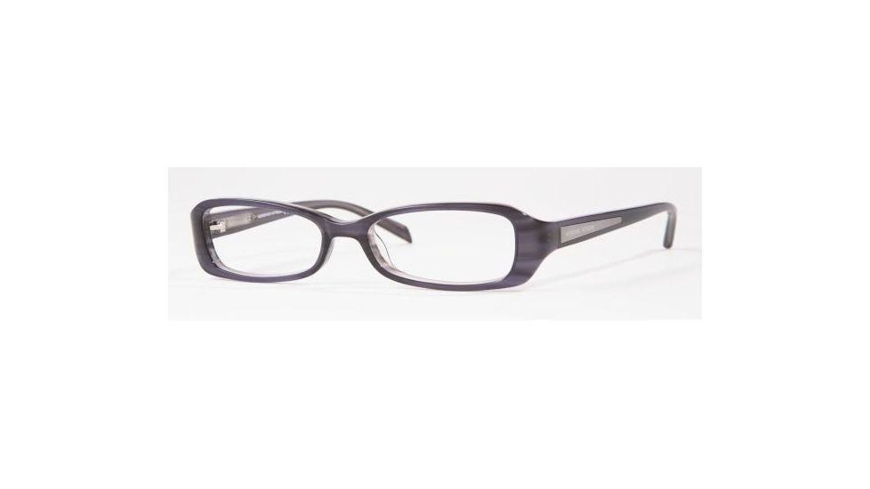 Adrienne Vittadini AV7021-634-4915 Eyeglasses with No-Line Progressive Rx Prescription Lenses 49 mm Lense Diameter / Black-pink Frame