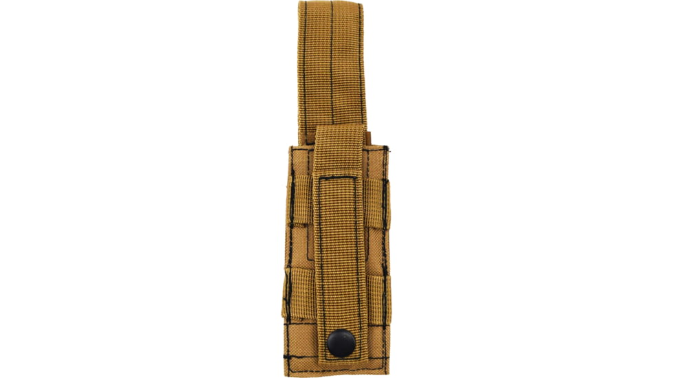 Advance Warrior Solutions Pistol Single Mag Pouch, 600D Poly PVC, Tan, PSMP-TN
