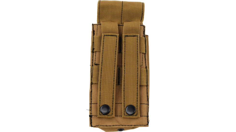 Advance Warrior Solutions Single Mag Pouch for AR15, AR10, AK47, Tan, ARSMP-TN