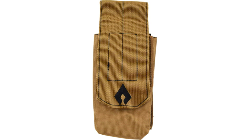 Advance Warrior Solutions Single Mag Pouch for AR15, AR10, AK47, Tan, ARSMP-TN