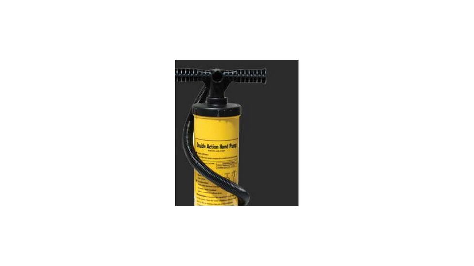 Advanced Elements Air Pump, Double Action w, Gauge, Yel,Black AE2009