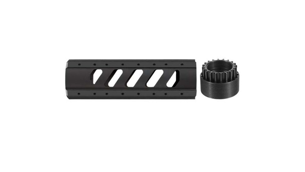 ATI Outdoors AR-15 Aluminum 6-Sided Carbine Length Free Float Forend w/ Slotted Barrel Nut A.5.10.1170