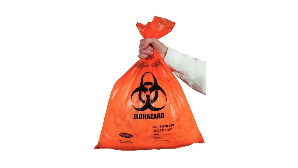 VWR Vwr Bag Bio Yel 2m 24x36 Cs200 1412-2436VWR, Unit CS