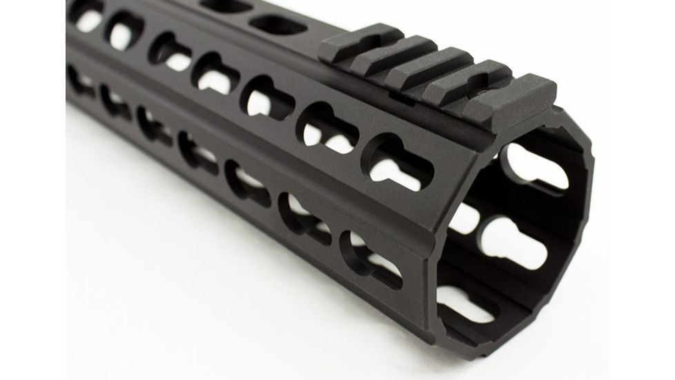 Aero Precision AR15 12in Quantum KeyMod Handguard, Anodized Black, APRA400004C