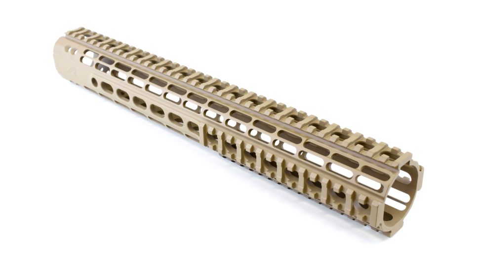 Aero Precision AR15 15in Enhanced Quad Rail Handguard Gen 2, FDE Cerakote, APRA100224C