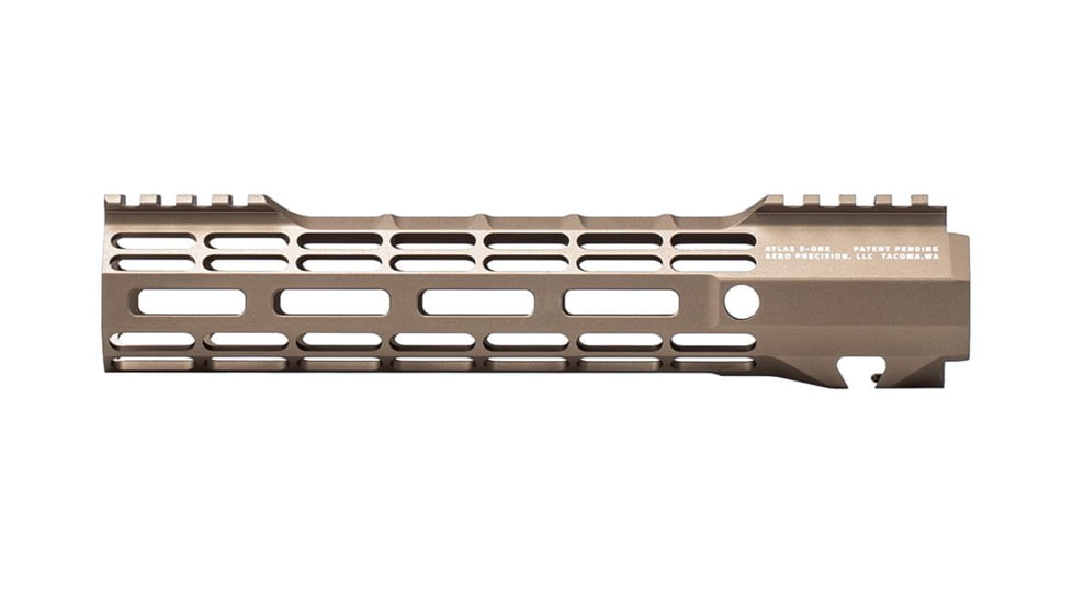 Aero Precision AR15 ATLAS S-ONE M-LOK Handguard, 9.3in, Kodiak Brown, APRA501599A