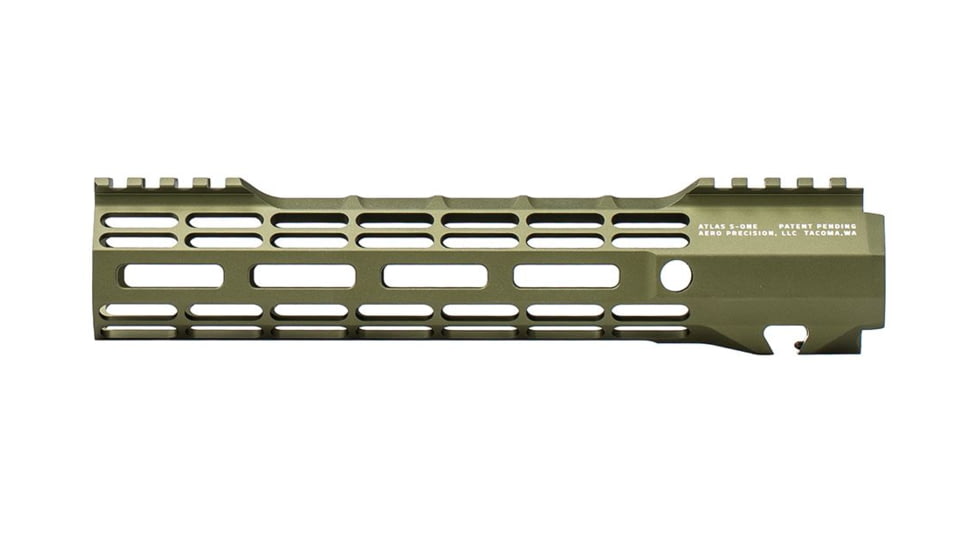 Aero Precision AR15 ATLAS S-ONE M-LOK Handguard, 9.3in, OD Green, APRA501598A