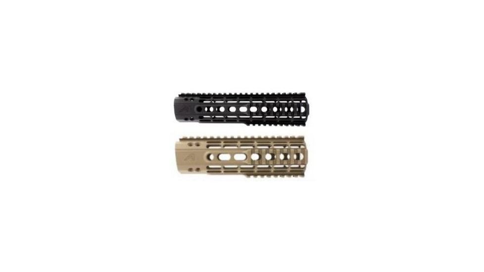 Aero Precision AR15 Enhanced KeyMod Handguard/ Barrel Nut Not Included, Gen 2, Anodized Black, FDE Cerakote