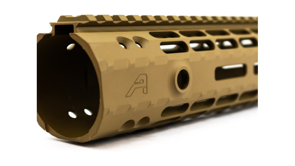 Aero Precision AR15 Enhanced M-LOK Handguard, 12.7 in, FDE Cerakote, APRA100284C