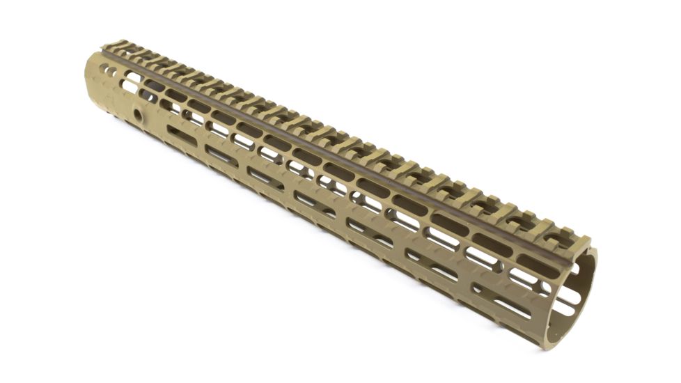 Aero Precision AR15 Enhanced M-LOK Handguard, FDE Cerakote, 15in, APRA100294C