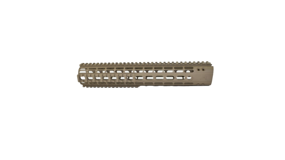 Aero Precision AR15 Enhanced Quad Rail Handguard, Gen 2, FDE Cerakote, 12.7in, APRA100239C