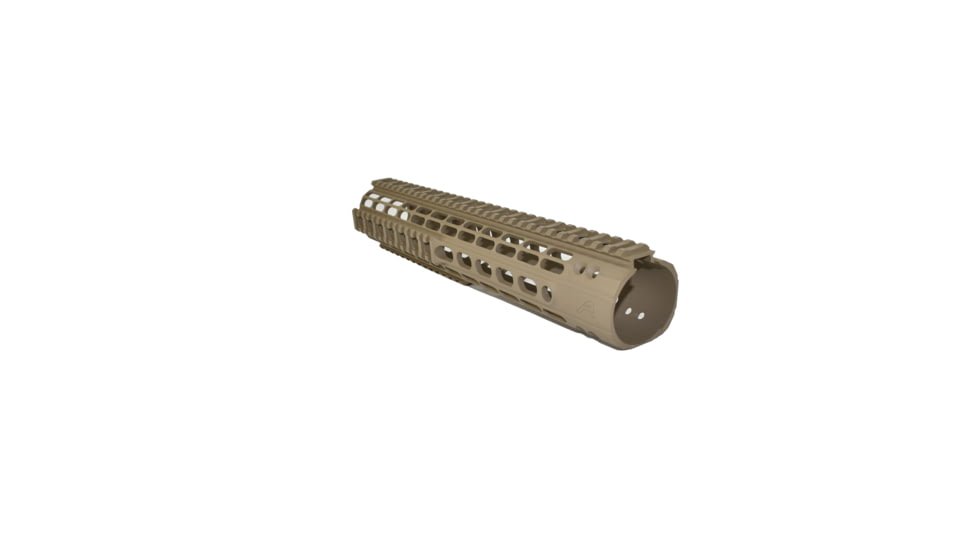 Aero Precision AR15 Enhanced Quad Rail Handguard, Gen 2, FDE Cerakote, 12.7in, APRA100239C