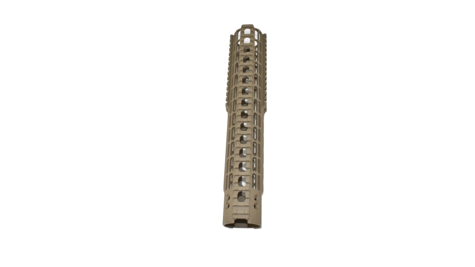 Aero Precision AR15 Enhanced Quad Rail Handguard, Gen 2, FDE Cerakote, 12.7in, APRA100239C