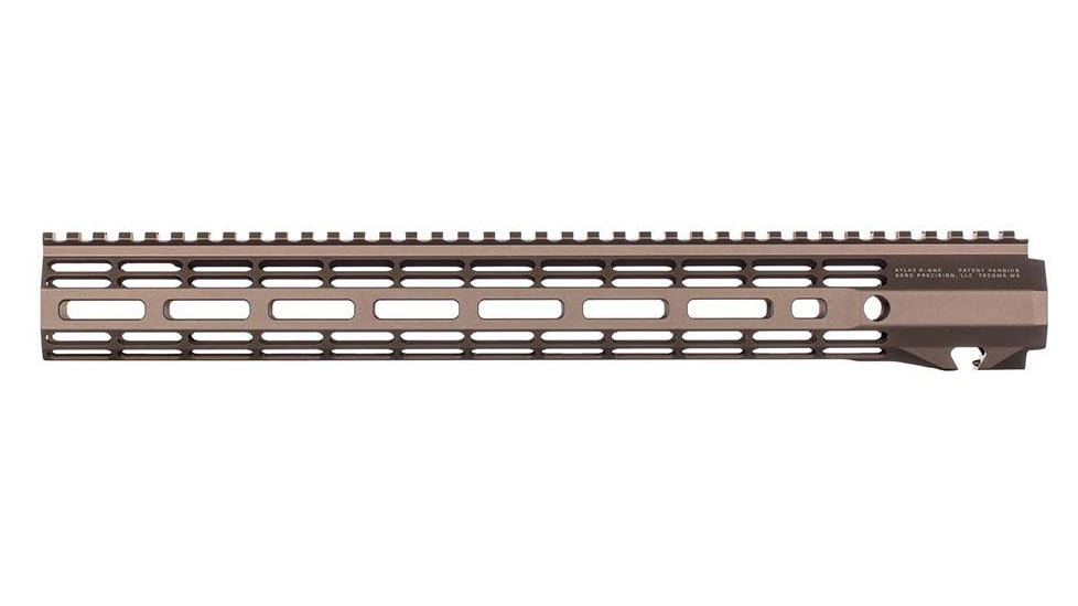 Aero Precision Atlas R-One Handguard, AR-15, 15in, M-LOK, Anodized, Brown, APRA501401A