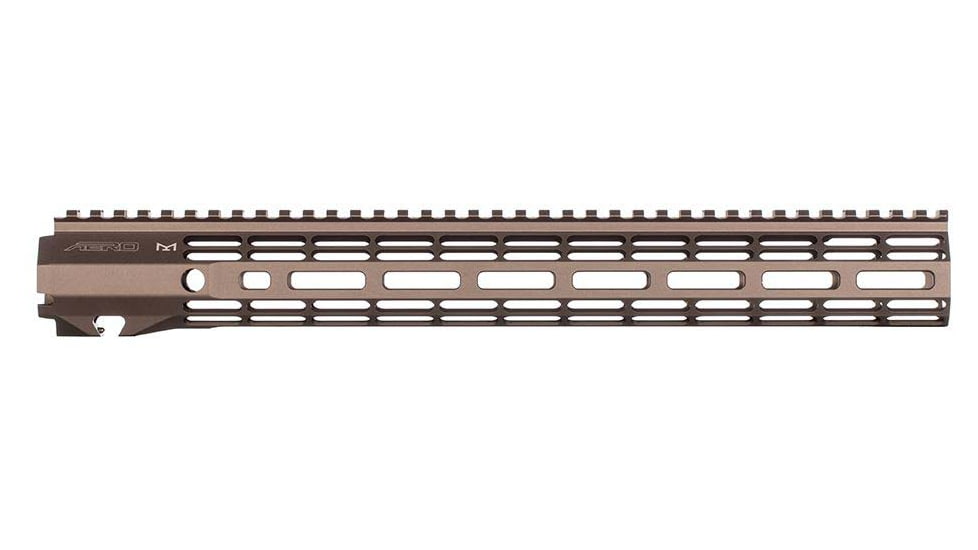 Aero Precision Atlas R-One Handguard, AR-15, 15in, M-LOK, Anodized, Brown, APRA501401A