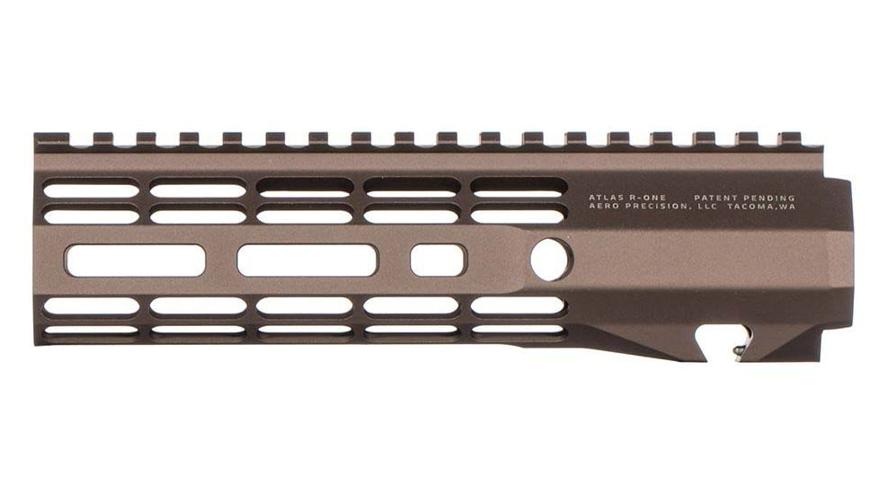 Aero Precision Atlas R-One Handguard, AR-15, 7.3in, M-LOK, Anodized, Brown, APRA501394A