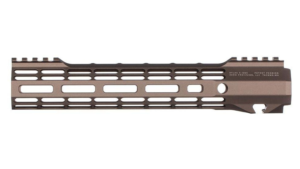 Aero Precision Atlas S-One Handguard, AR-15, 10.3in, M-LOK, Anodized, Brown, APRA501388A