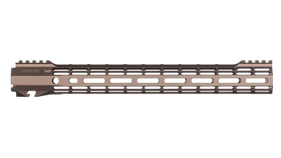 Aero Precision Atlas S-One Handguard, AR-15, 15in, M-LOK, Anodized, Brown, APRA501392A