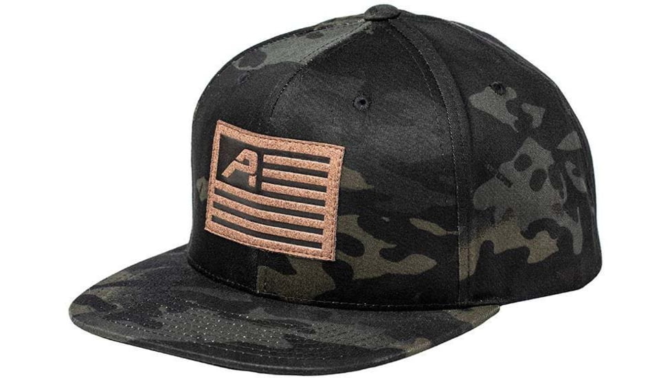 Aero Precision Freedom Flag Snapback Hat, Black/Multicam, APAG100204C