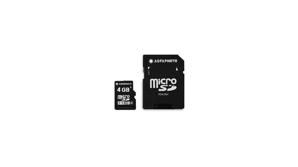 AGFAPhoto Micro SD Card 4GB Class 4 AP4GBMSDHCC4