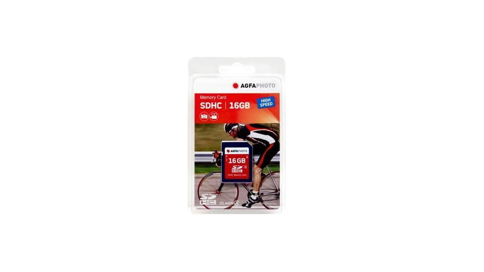 AGFAPhoto SDHC Memory Card 16GB Class 10 AP16GIGSDHCCL10