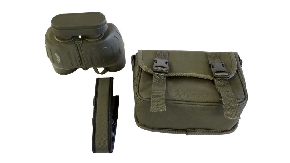 AGM Global Vision 7x50mm Porro/Bak4 Mil-Spec Daytime Binoculars, Green 4407XX50PRGMSB