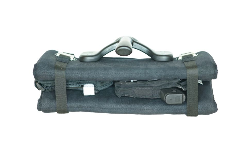 AGM Global Vision PopShield4, 4-panel Rapid Deployable Ballistic Shield, NIJ Level IIIa, Black 3166204PA1