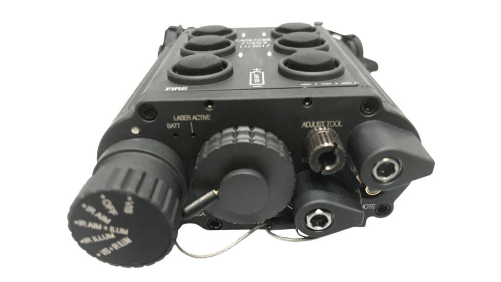 AGM Global Vision RMSAL Squad Aiming Laser, Rifle-Mounted, IR Laser + Green/Red Visible Laser + IR Illuminator, Black 503RMSALPRGDE1