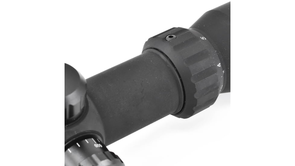 AIM Sports Compact Rubberized 3-9x42mm Medium Range Tactical Scope w/ Rangefinder Reticle JXPFER3942G