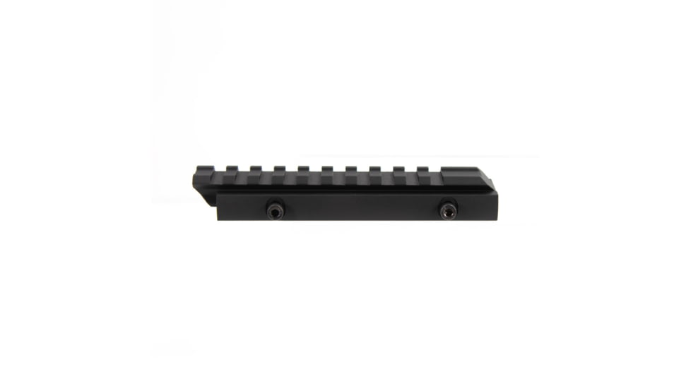 AIM Sports Inc 1/4In High, 5In Long Riser Mount, Black, Small, MT012L