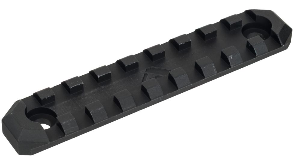 AIM Sports Inc 9 Slot Picatinny M-LOK Rail Section, Black, MLRS2