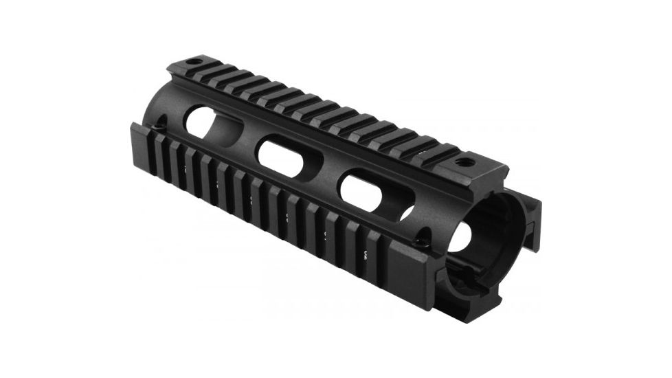 AIM Sports Inc AR/M4 Combo Kit/Carbine Quad Rail/Flip Up Sights/Vertical Grip/V2 ACAR02