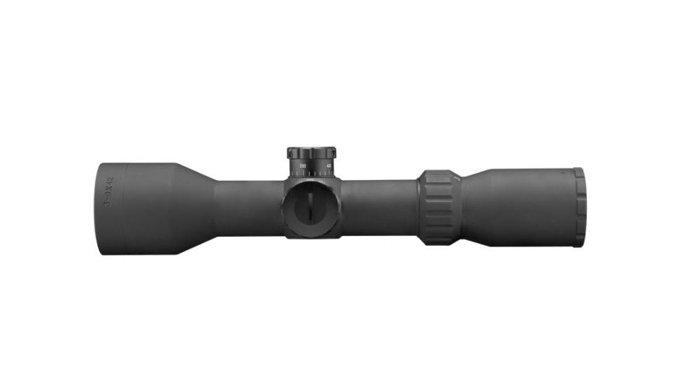 AIM Sports Inc Compact Rubberized 3-9x42mm Medium Range Tactical Scope w/ Rangefinder Reticle JXPFER3942G