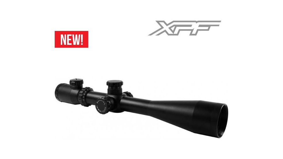 AIM Sports Inc XPF Series 6-24x50 Dual Illuminated Rifle Scope w/Side Parallex/Rangefinder Reticle JXPFR62450G