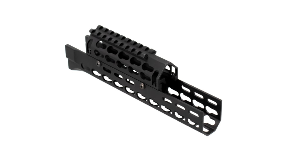 AIM Sports Inc Yugo AK Keymod Handguard, Black, Medium, MKAK01