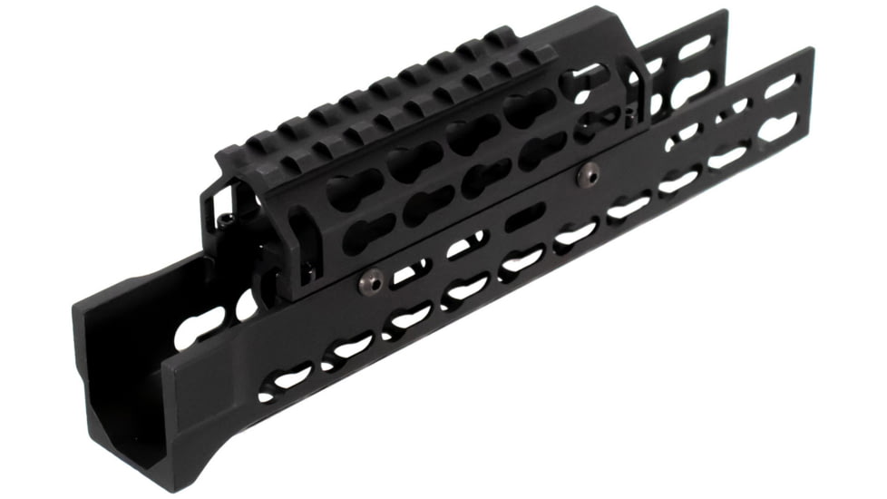 AIM Sports Inc Yugo AK Keymod Handguard, Black, Medium, MKAK01