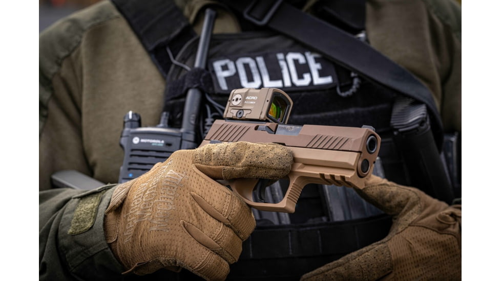 Aimpoint ACRO P-2 Red Dot Reflex Sight, 3.5 MOA Dot Reticle, FDE, Hard Anodized, 200777