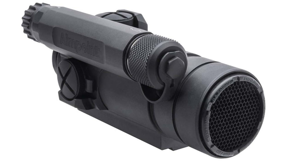 Aimpoint CompM4 Red Dot Reflex Sight Without Mount, 2 MOA Dot Reticle, Black, Semi Matte, Anodized, 12309