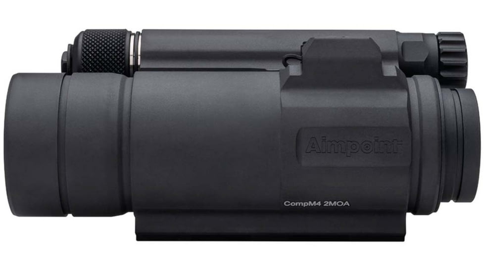Aimpoint CompM4 Red Dot Reflex Sight Without Mount, 2 MOA Dot Reticle, Black, Semi Matte, Anodized, 12309